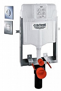 ניאגרה סמויה 9 ס"מ לקיר בלוקים גרואה GROHE ניאגרה סמויה 9 ס"מ לקיר בלוקים גרואה GROHE