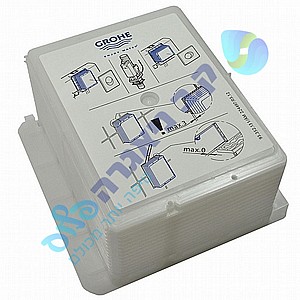 קופסת הגנה ללחצן ניאגרה סמויה גרואה GROHE קופסת הגנה ללחצן ניאגרה סמויה גרואה GROHE