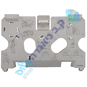 כיסוי מגן לחות לחצן ניאגרה סמויה אולי 74/80 OLI כיסוי מגן לחות לחצן ניאגרה סמויה אולי 74/80 OLI